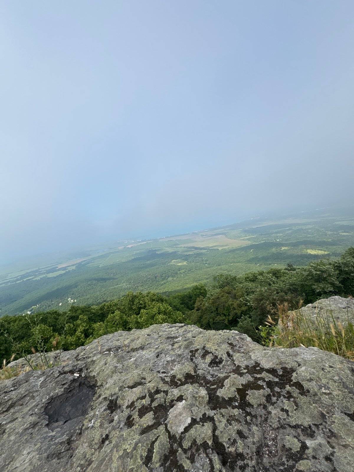Panoramic landscape view captured from elevated position near Sozopol