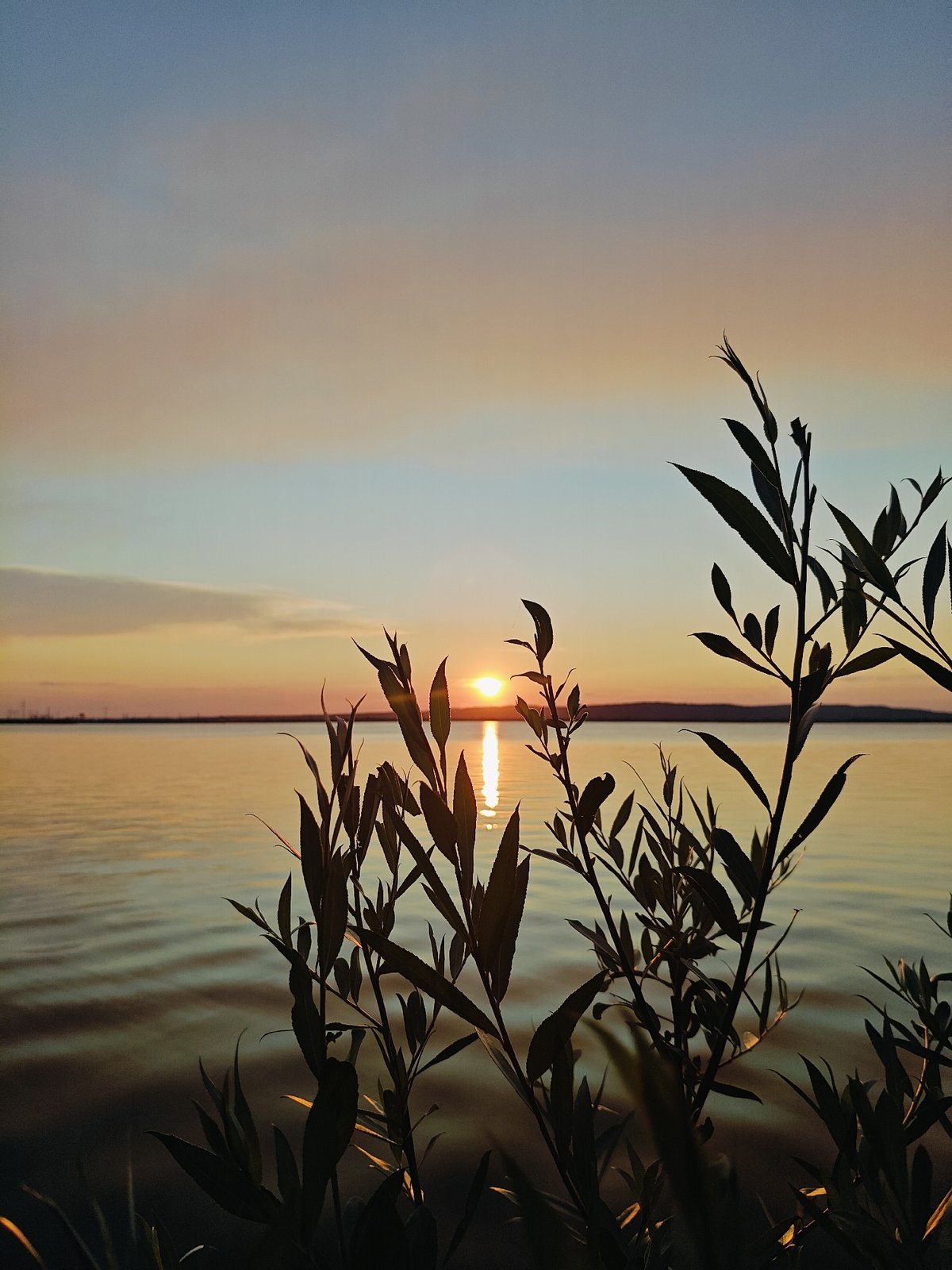 Golden hour along the Kama River in Chaikovsky