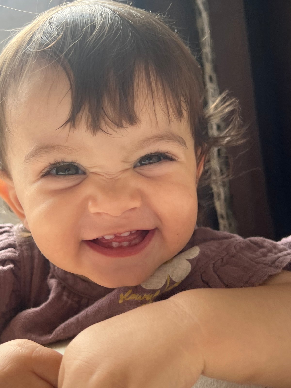 Playful toddler moments at home in Elena, Bulgaria