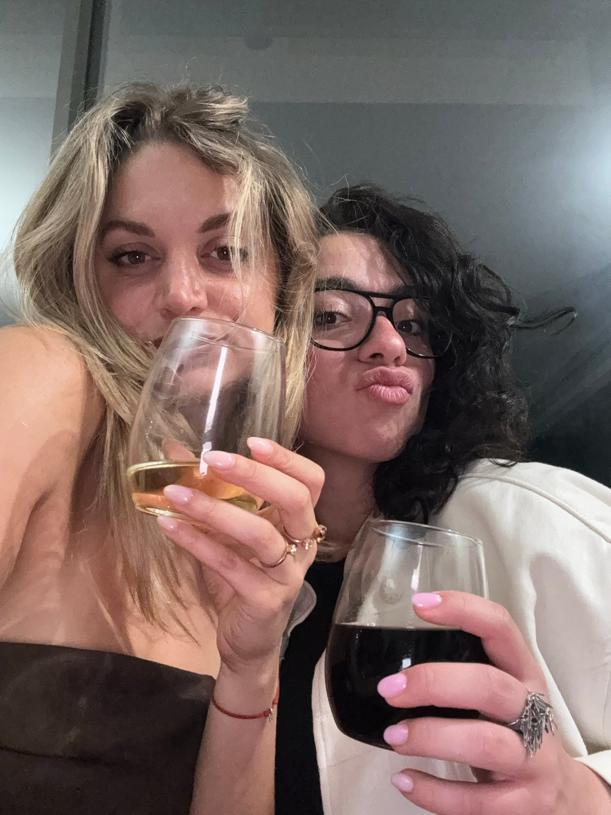 Friends gather for evening social event in Tel-Aviv apartment