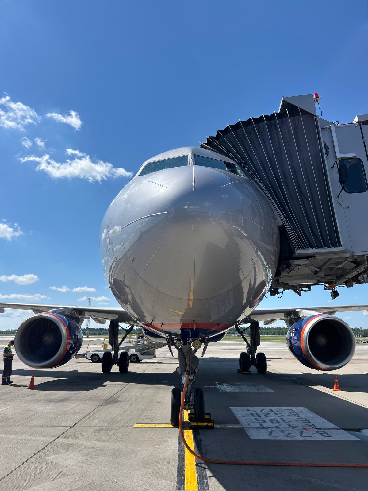 Aeroflot on the ground at Minsk National Airport