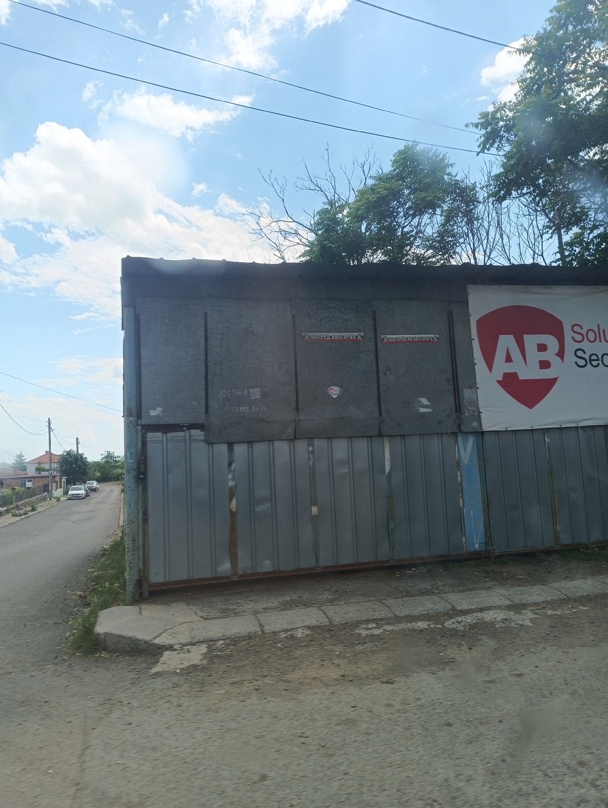 Street scene documented in industrial area of Aytos, Bulgaria