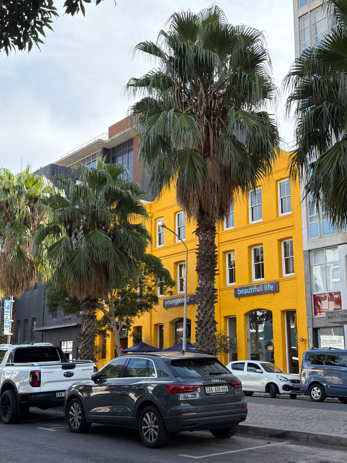 Cape Town street scenes and cafe interiors documented