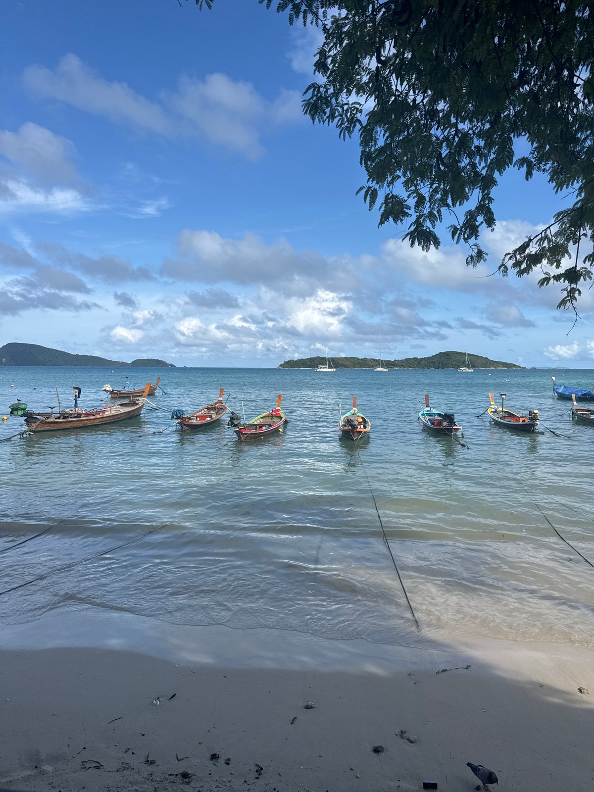 Morning maritime scene captured in Rawai, Thailand waters