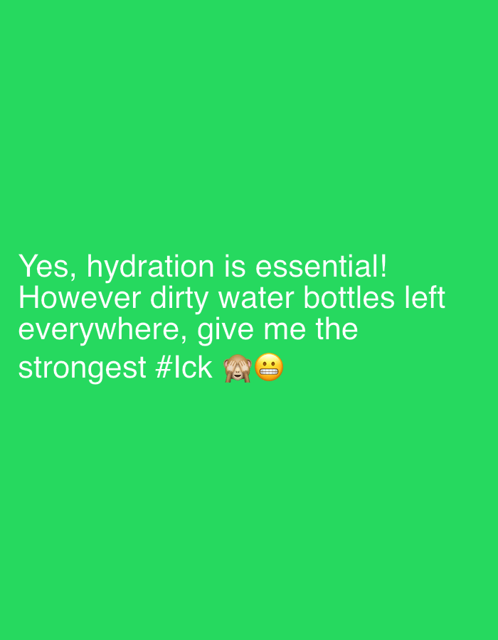 London gym users leave water bottles scattered throughout facility