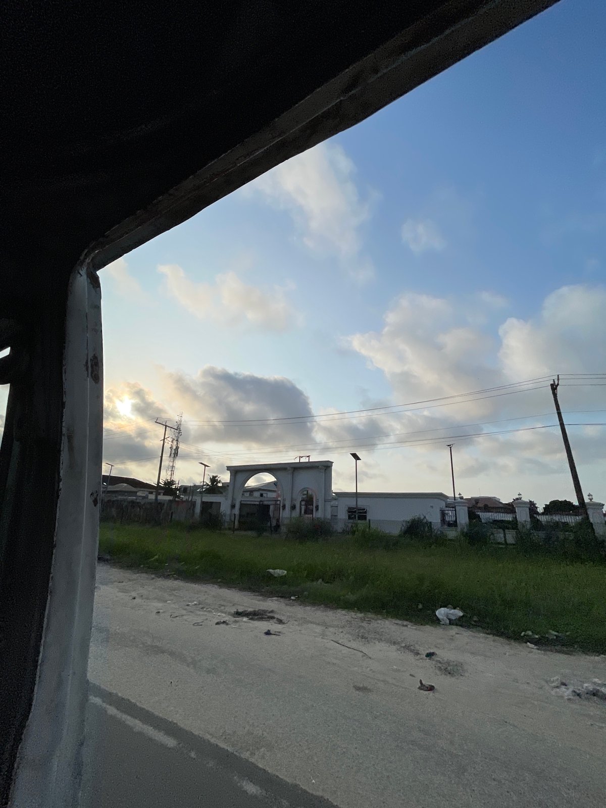 Riding through Ikate Elegushi, Lagos on a July evening