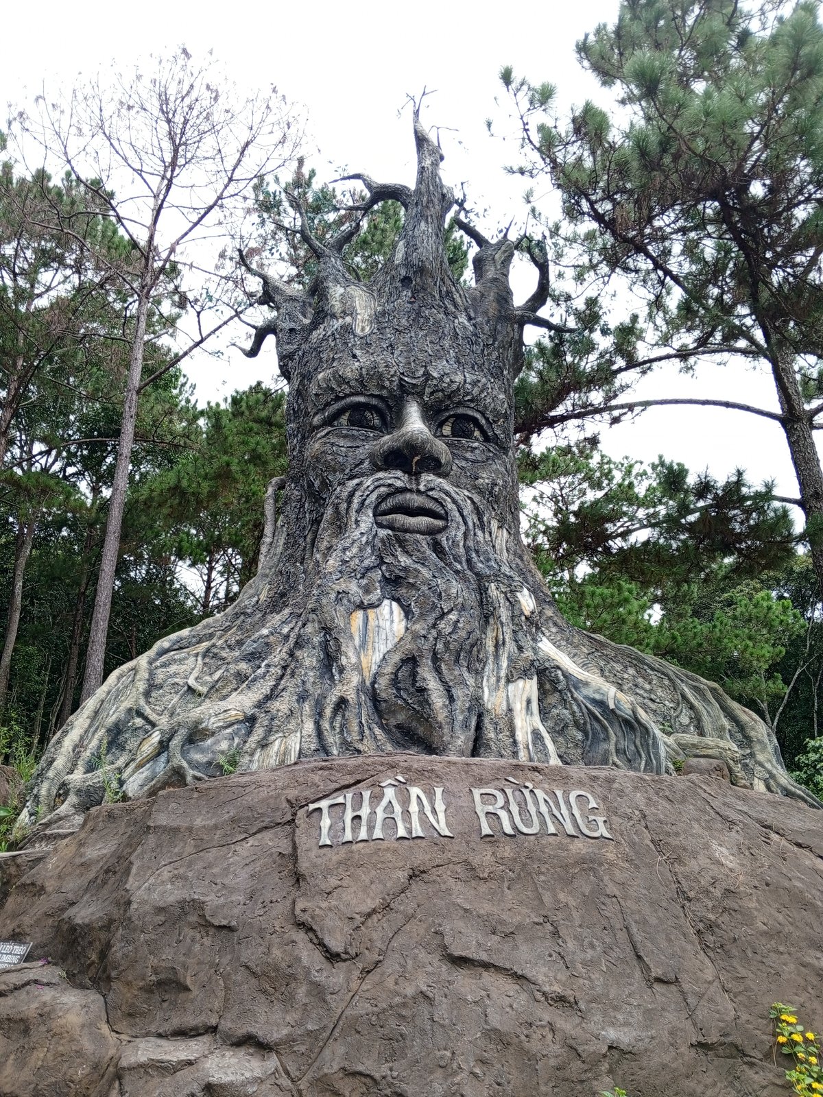 Outdoor sculpture collection documented in Da Lat, Vietnam