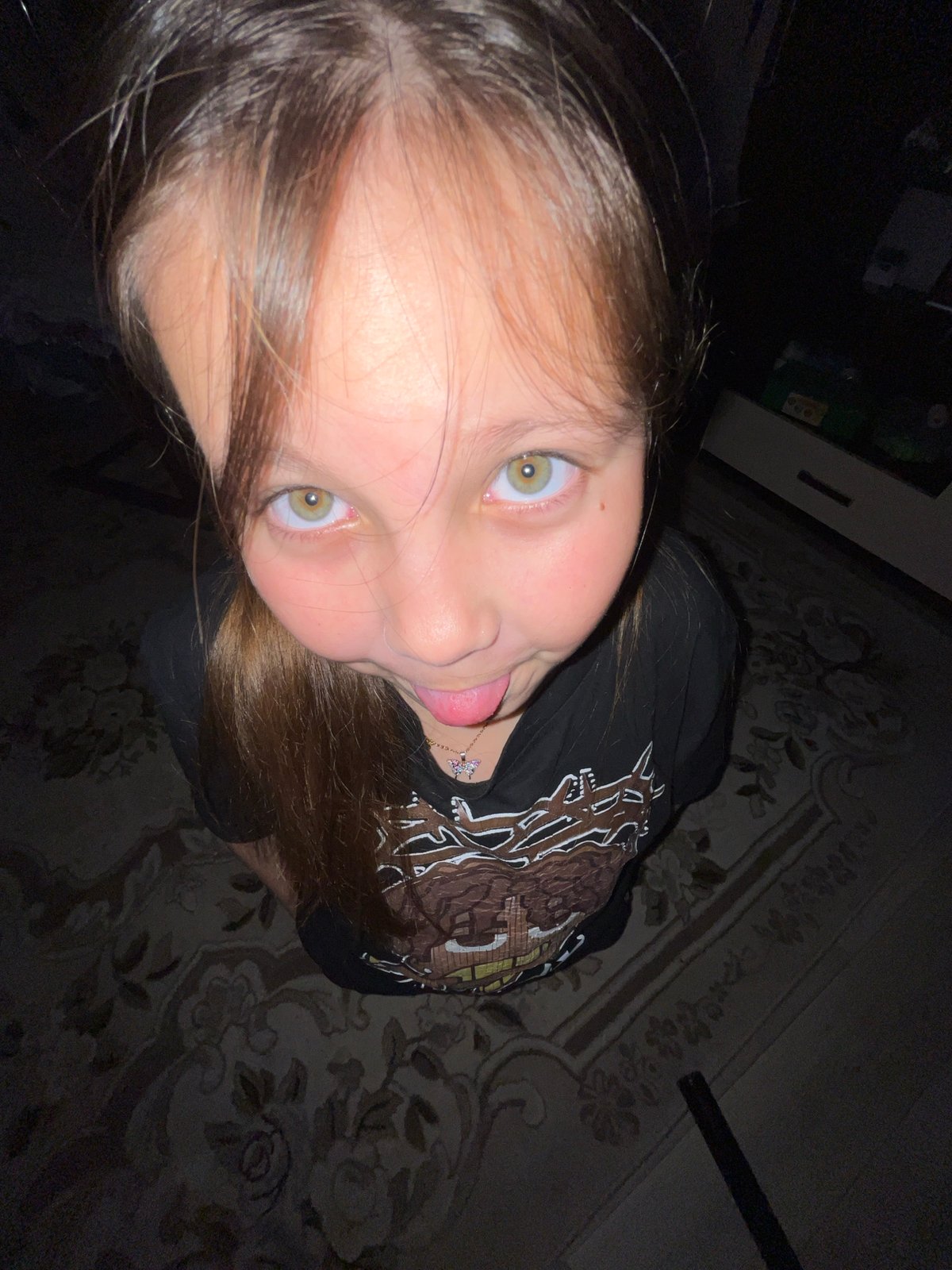 Young women take selfies and portraits in Russian home
