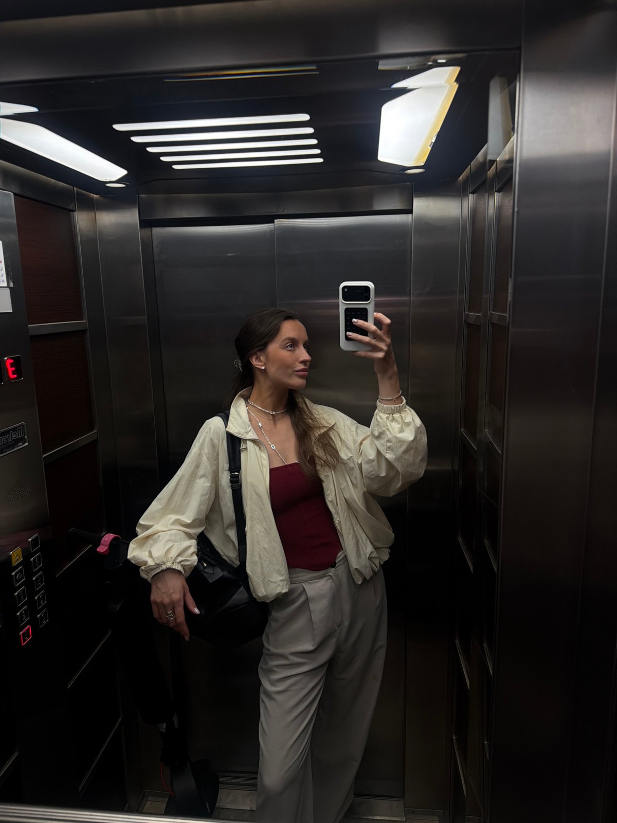 Woman documents family afternoon dining and sightseeing in Budva