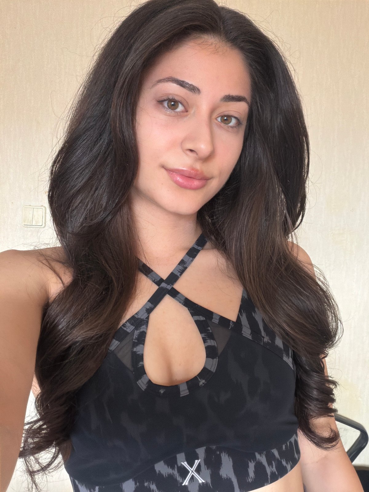 Woman photographed across multiple Sofia locations during morning hours