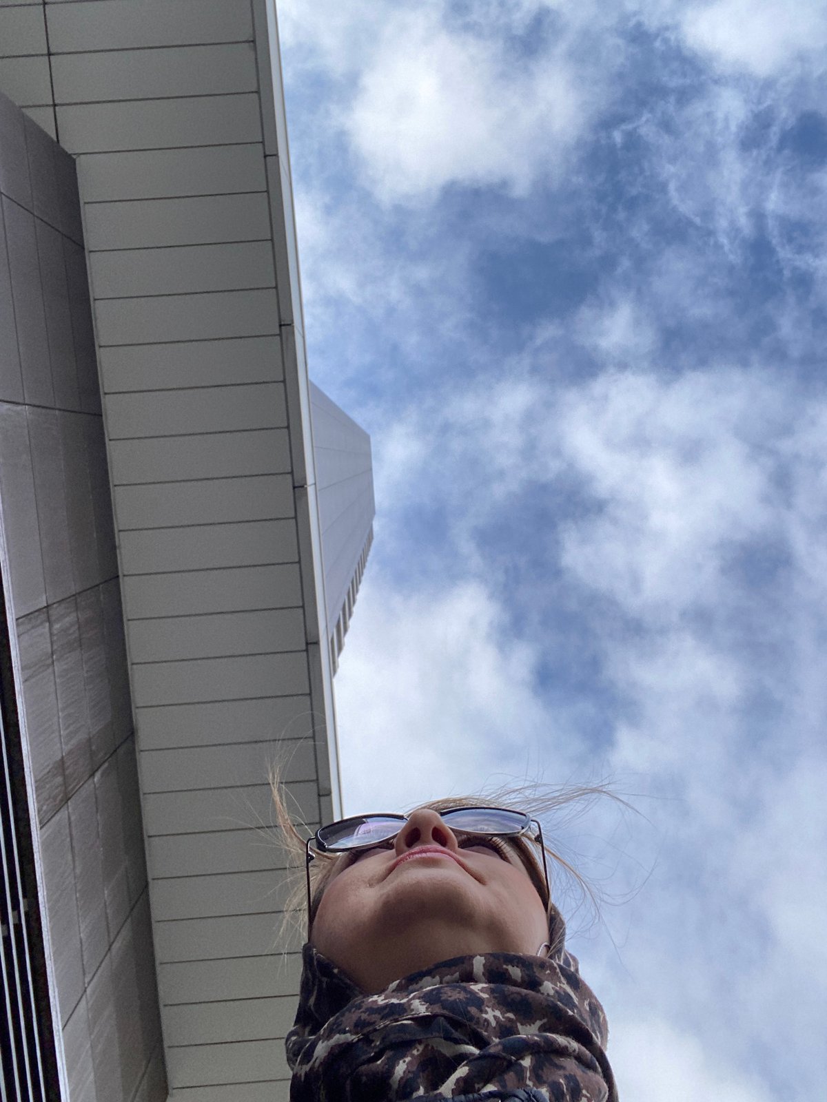 Low-angle portrait captured in Yekaterinburg, Russia