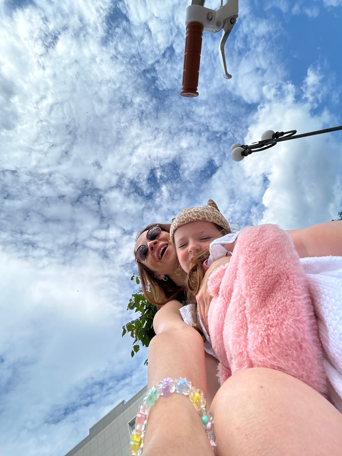 Family outing documented in Chaikovsky, Russia during morning hours