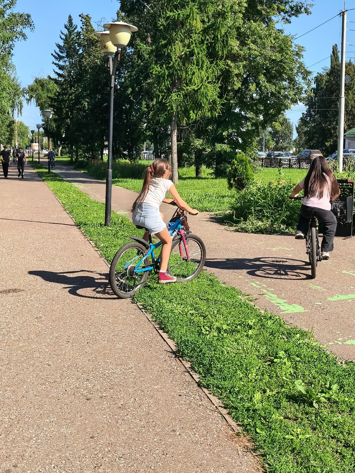 Family afternoon at Fabri shopping center in Sterlitamak