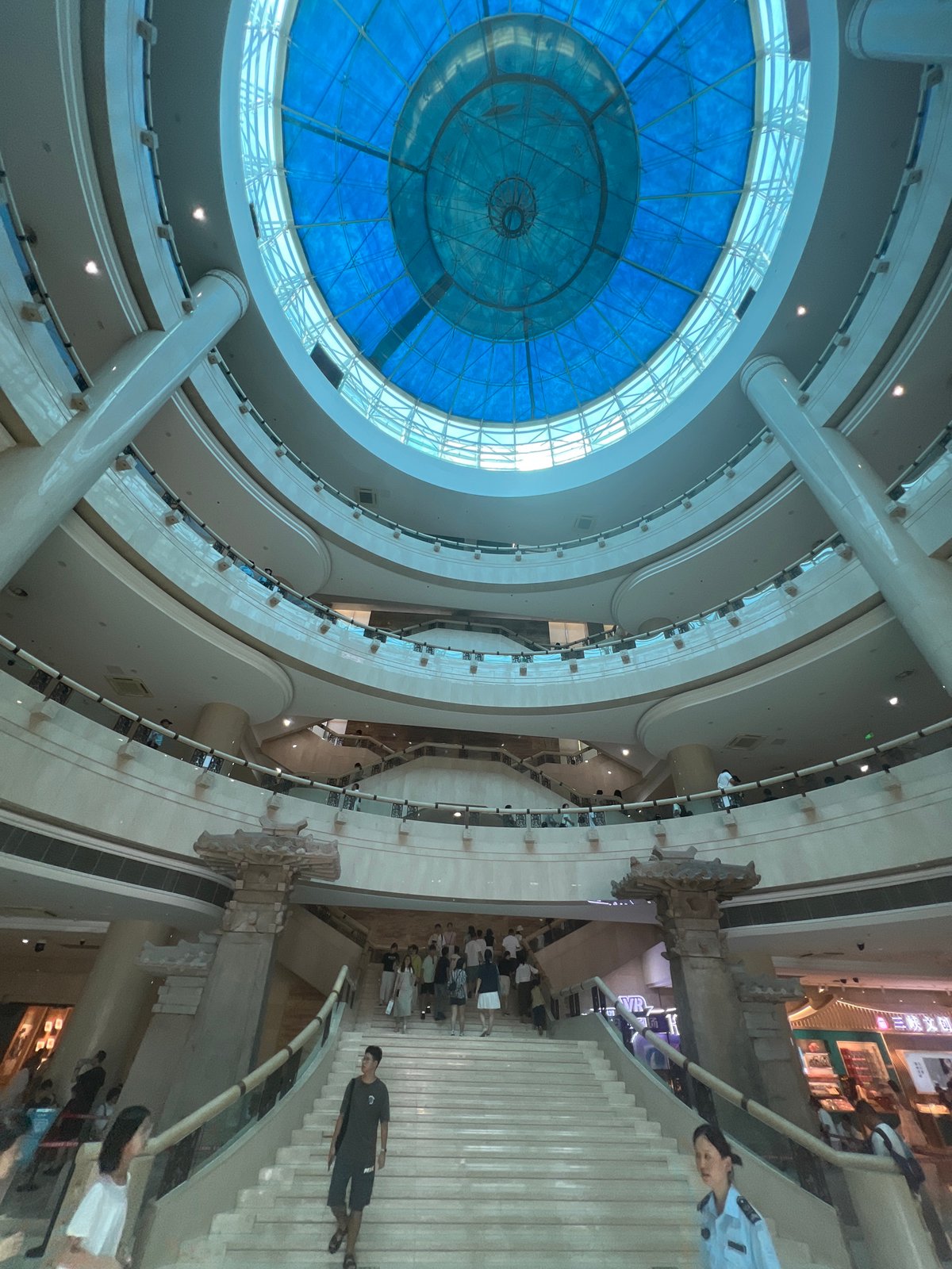 Immersive digital art exhibition inside Chongqing shopping mall