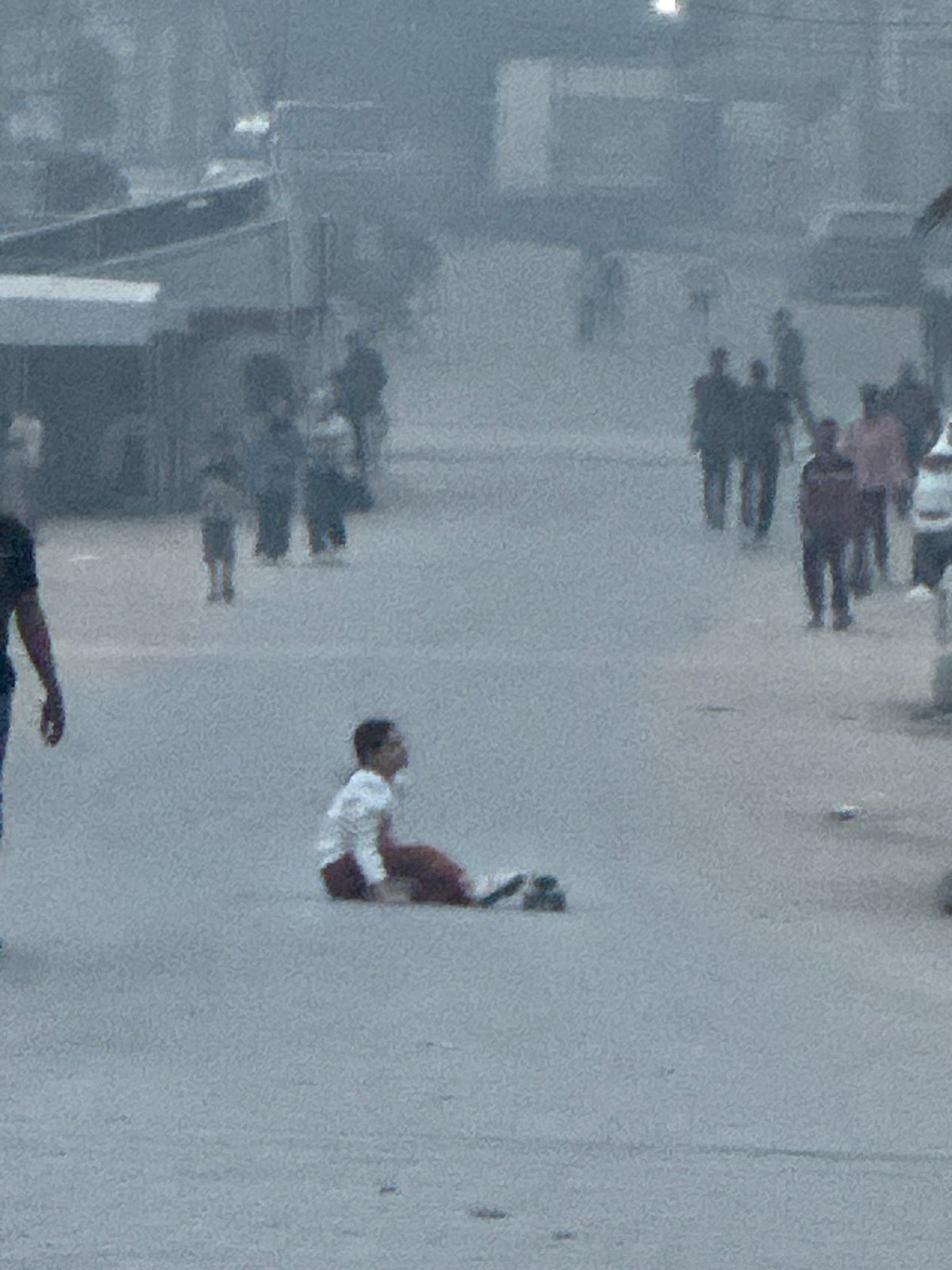 Hazy atmospheric conditions observed in Gaza urban area