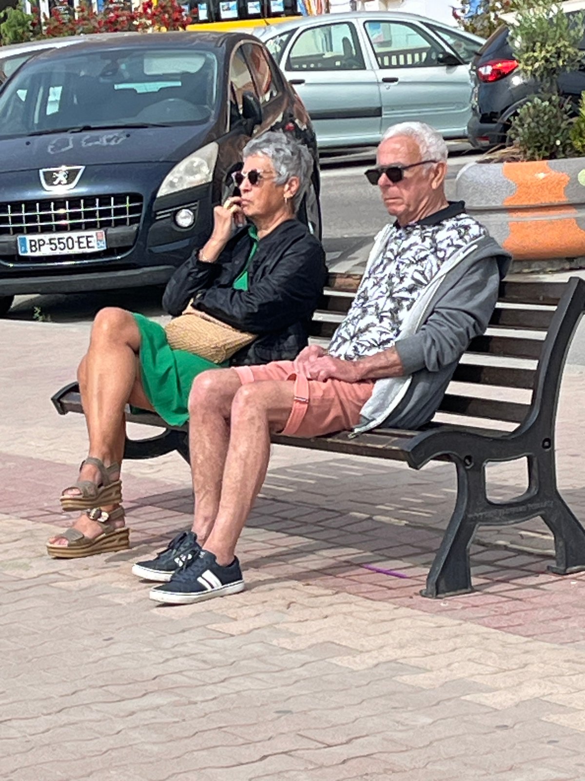 Casual morning moments captured in French coastal town