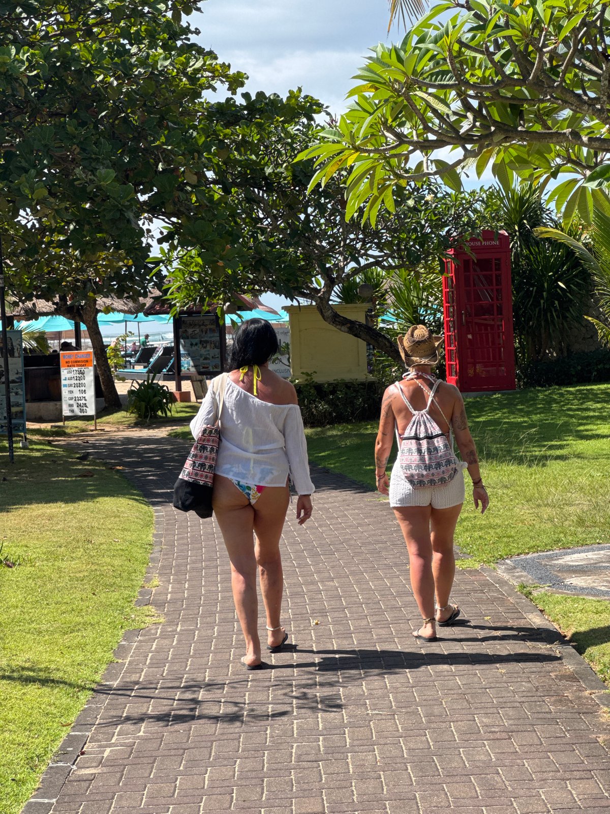 Beach resort leisure activities documented in Kuta Selatan, Indonesia