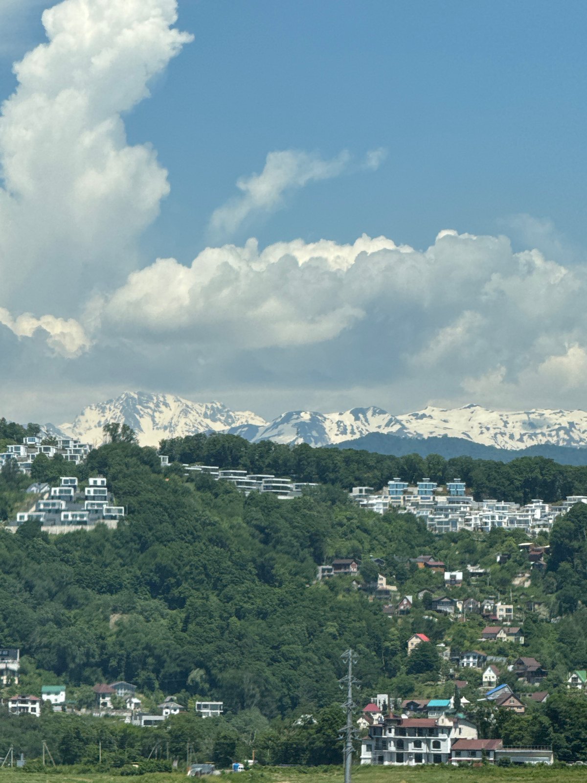 Morning scenes documented across modern Sochi residential areas and landscapes