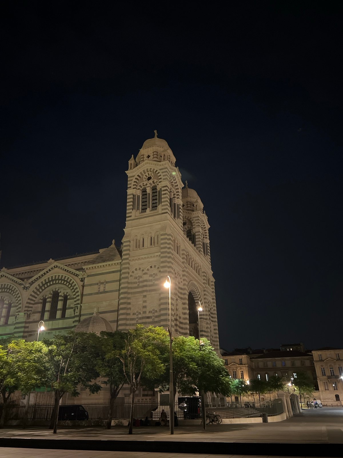Marseille waterfront comes alive with art and fire on a summer night