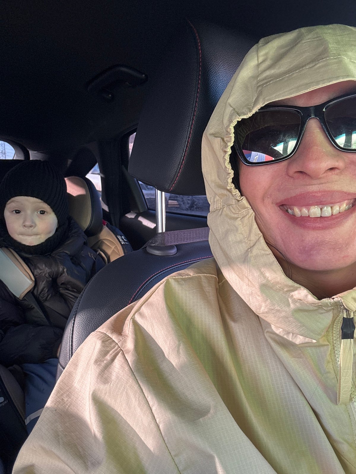 Afternoon family outing documented in Chaikovsky, Russia