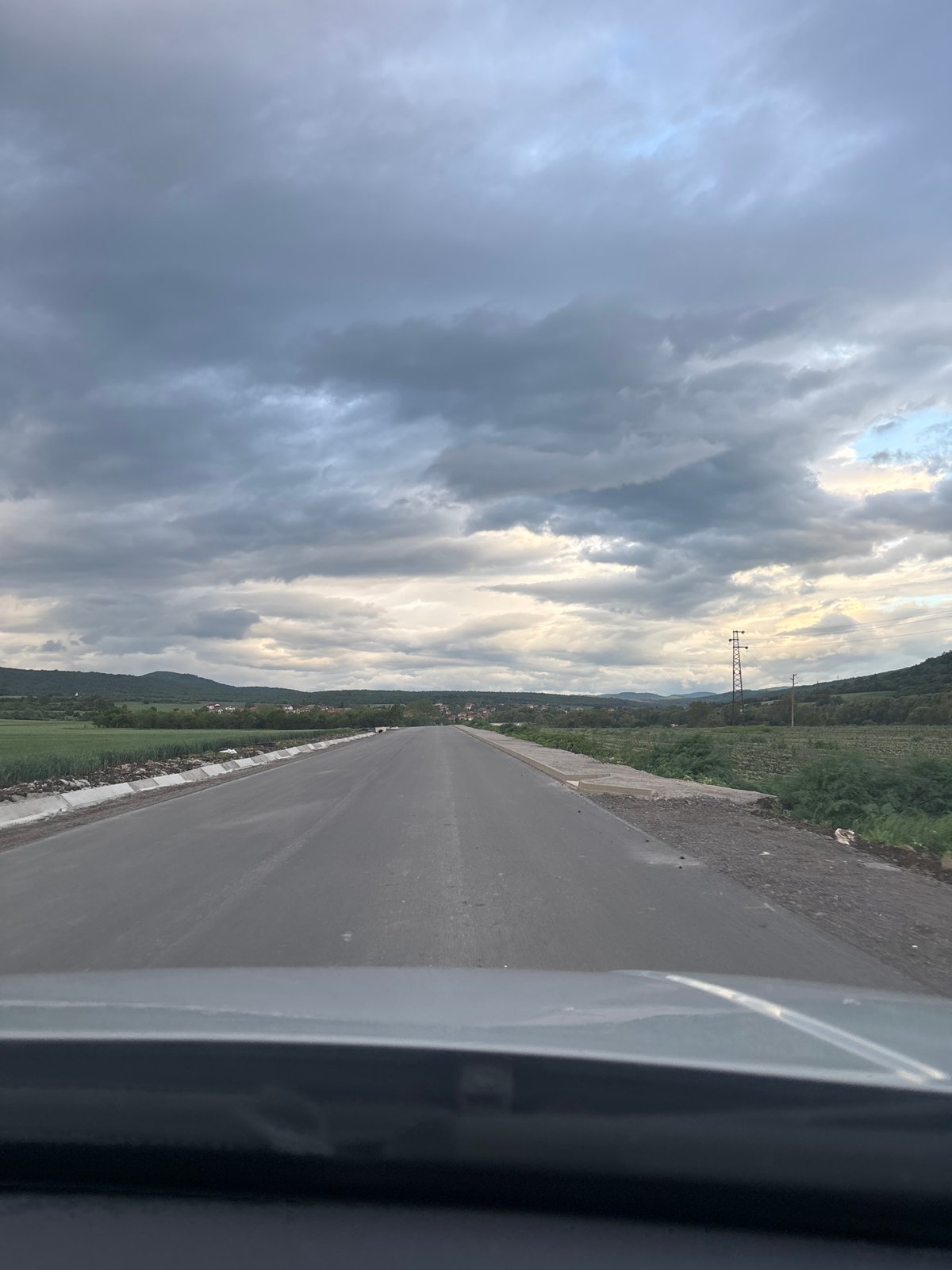 Rural road infrastructure documented in Belopoptsi, Bulgaria