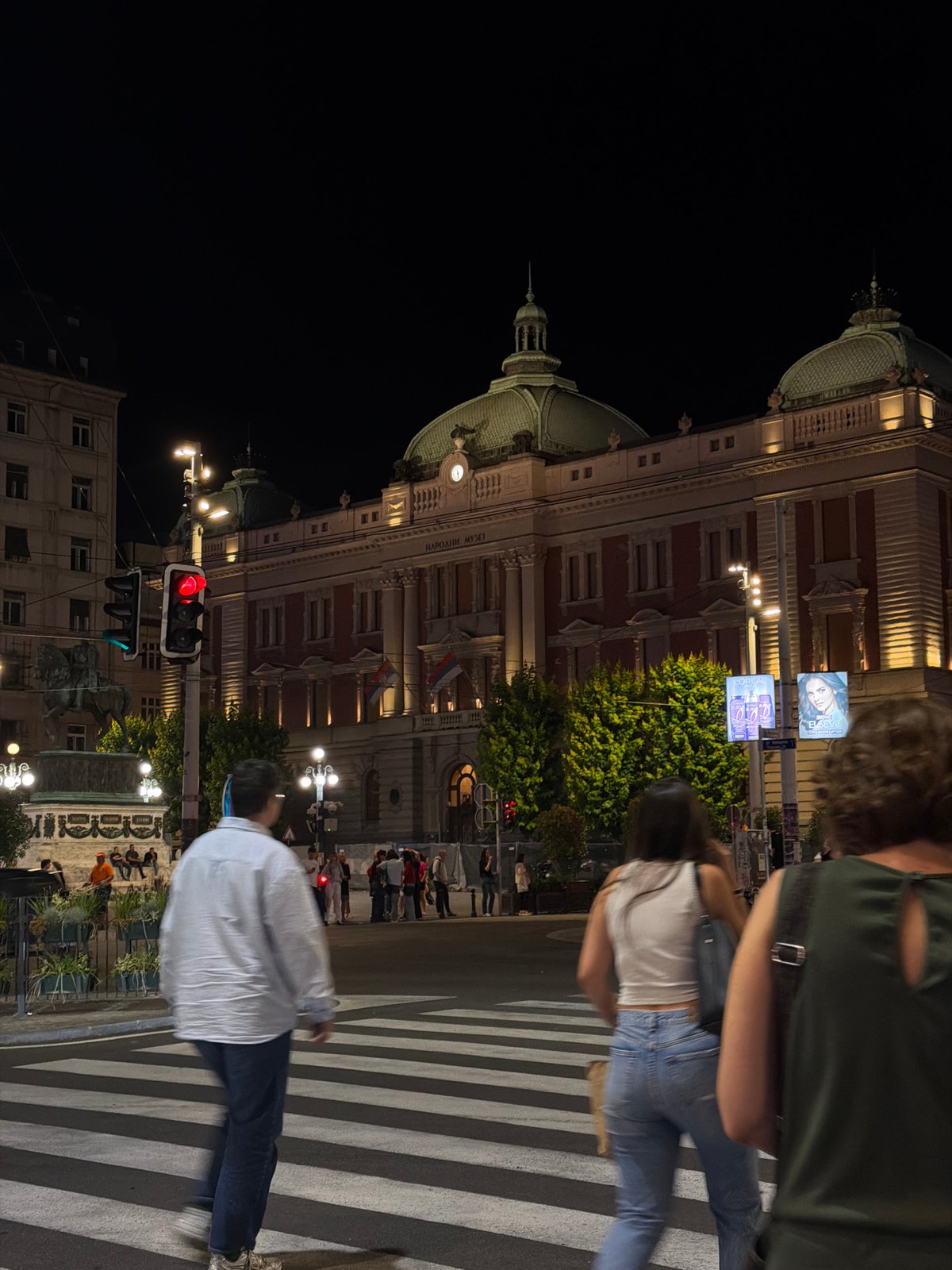 Evening out in Belgrade's historic center and nightlife districts