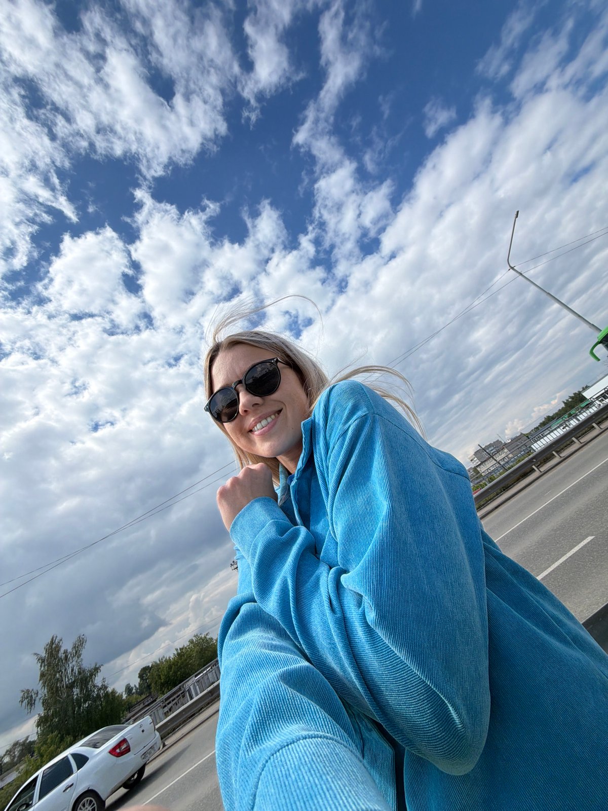 Woman documents casual day out in Chaikovsky, Russia