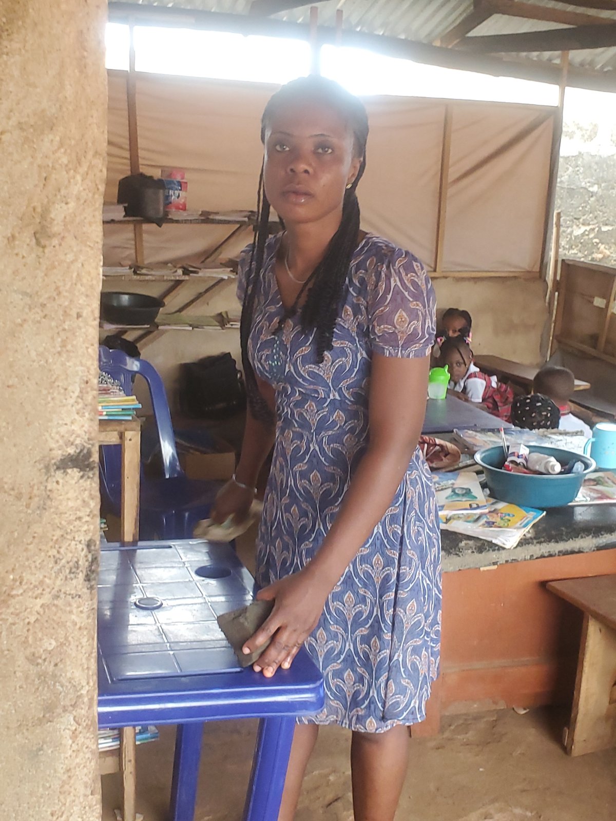 Morning school and daily life scenes in Nigerian communities