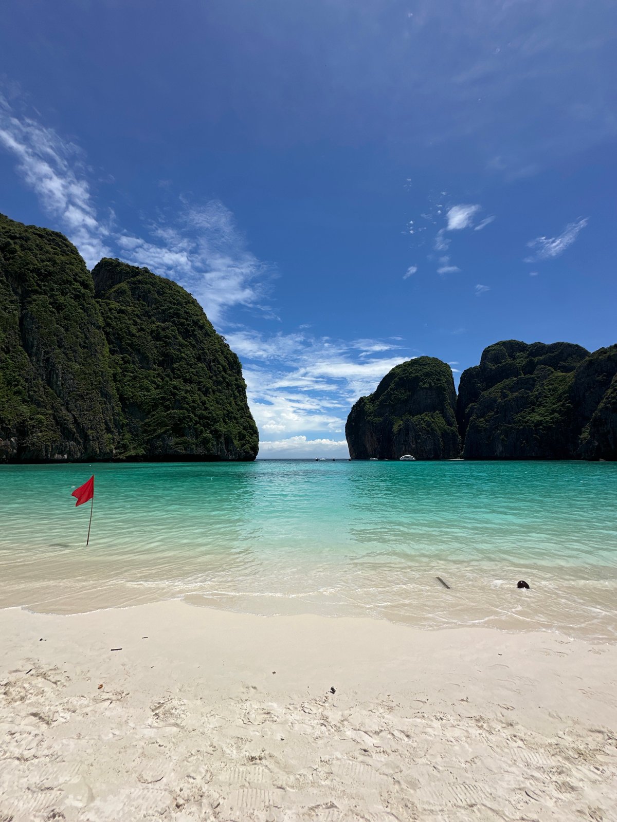 Morning at Maya Bay, Ao Nang's iconic limestone-ringed beach