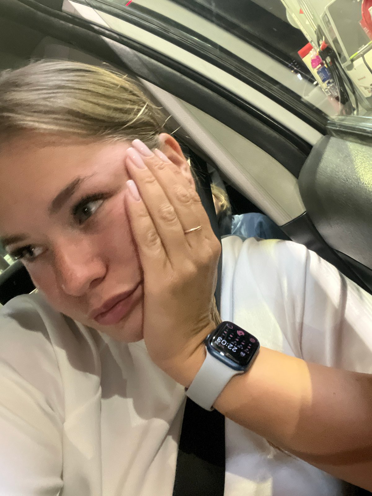 Selfie and watermelon artwork captured in cars in Budva