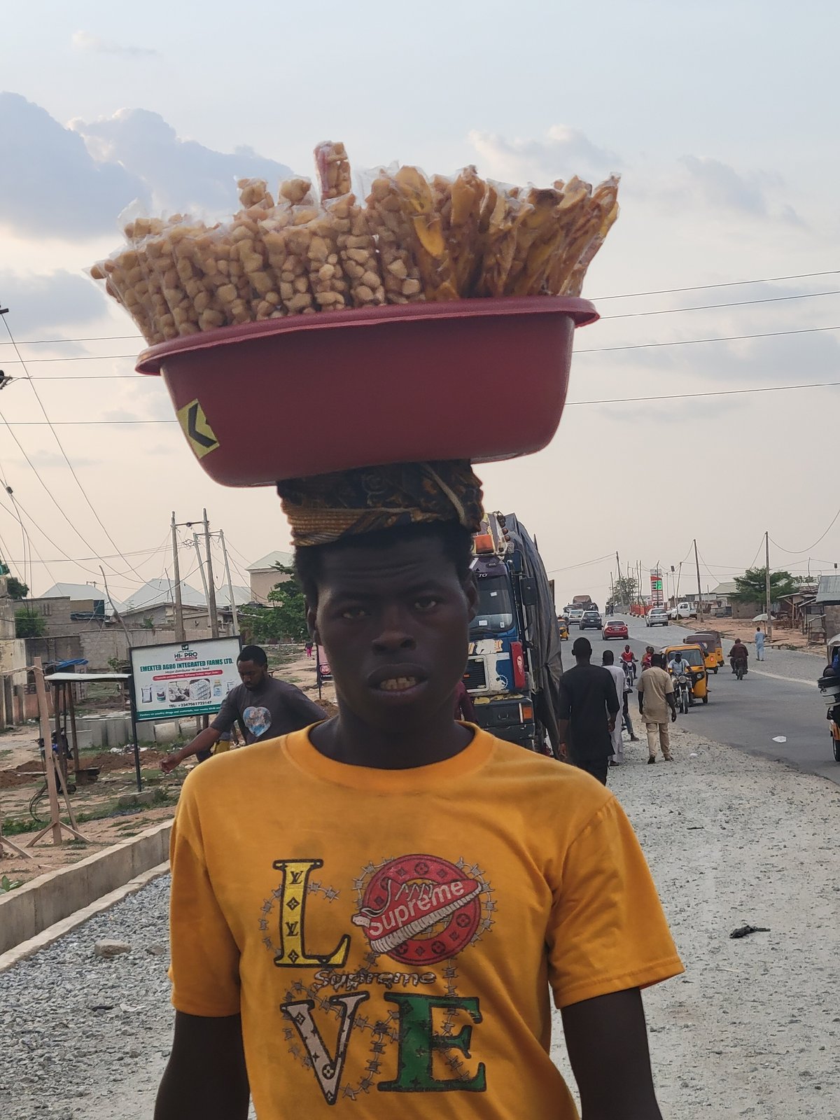 Daily life captured in Nigerian towns during afternoon hours