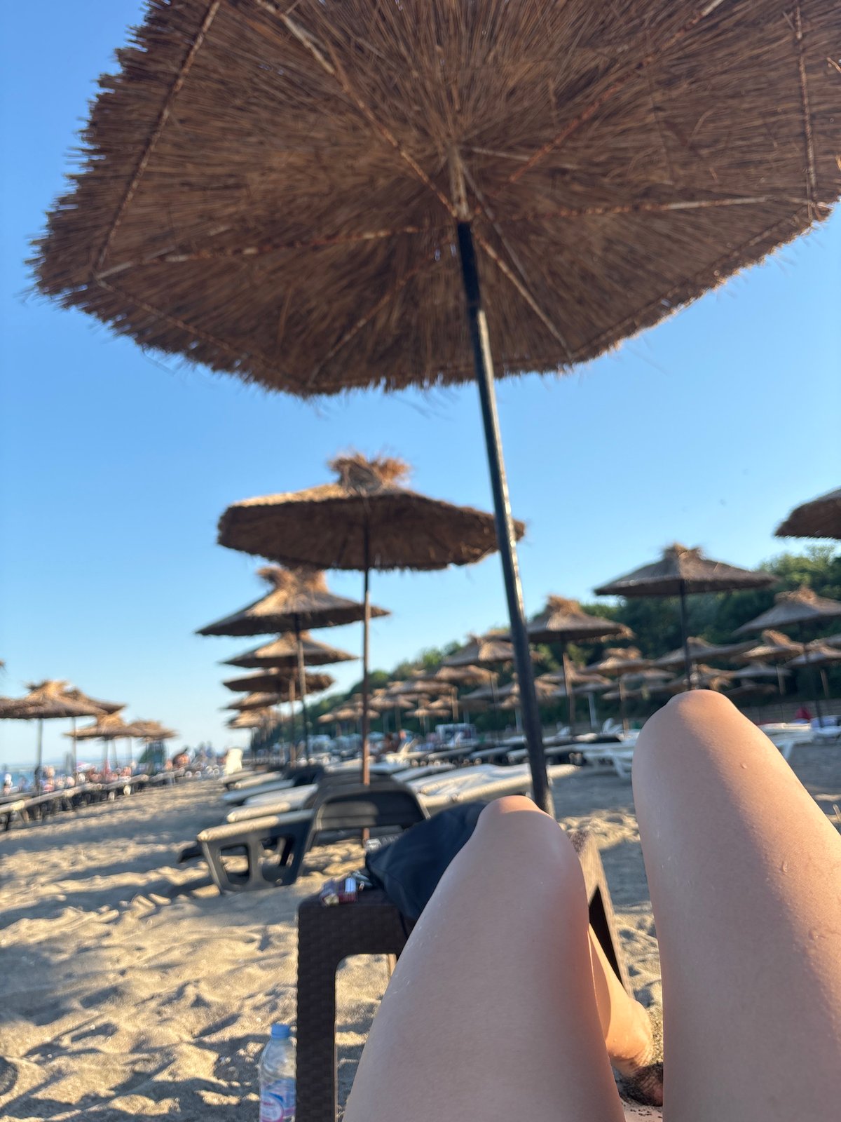 Chill afternoon on the Black Sea shore, Burgas