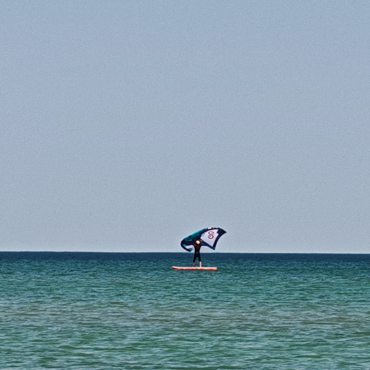 Beach activities observed near Shchelkino, Ukraine coastal waters