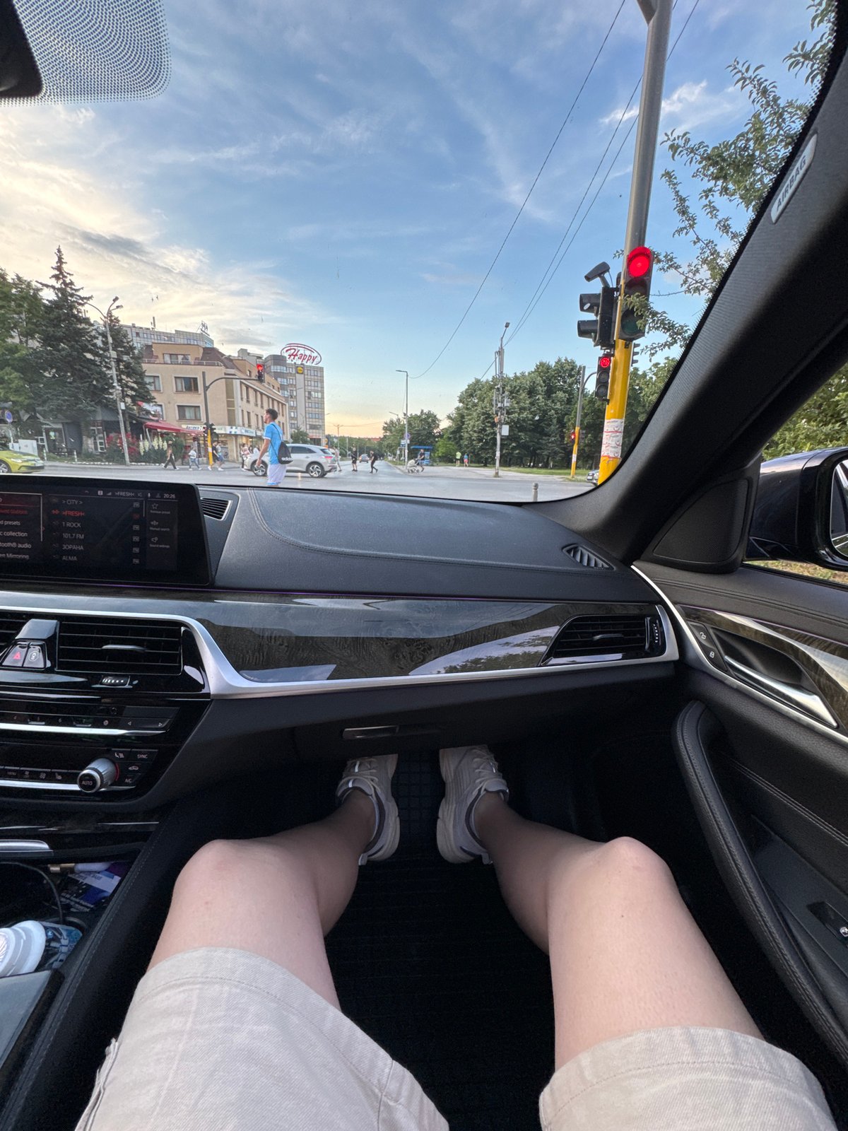 Evening life documented across Sofia through 24 casual moments