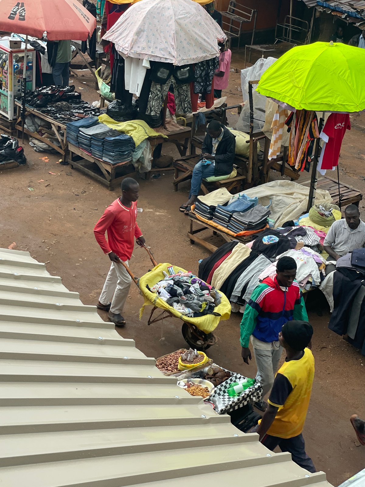 Daily street life documented in Bukuru Nigeria commercial district