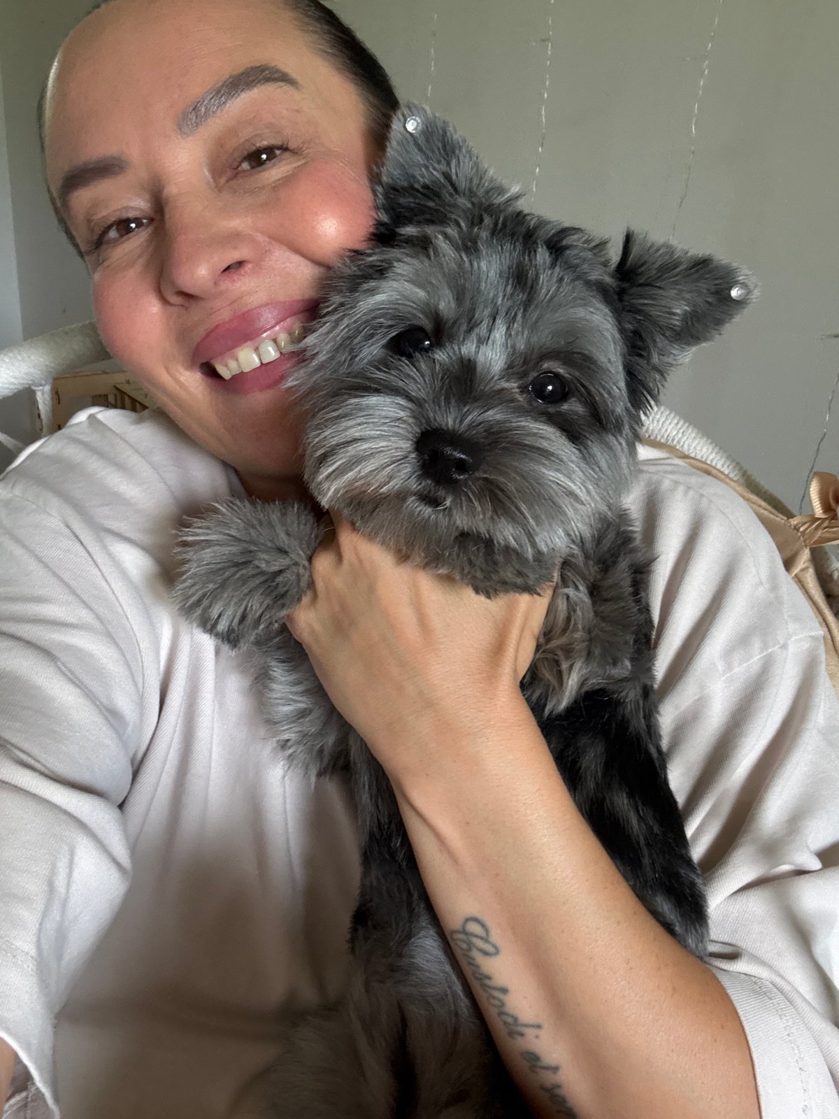 Casual selfies and schnauzer moments in Chaikovsky