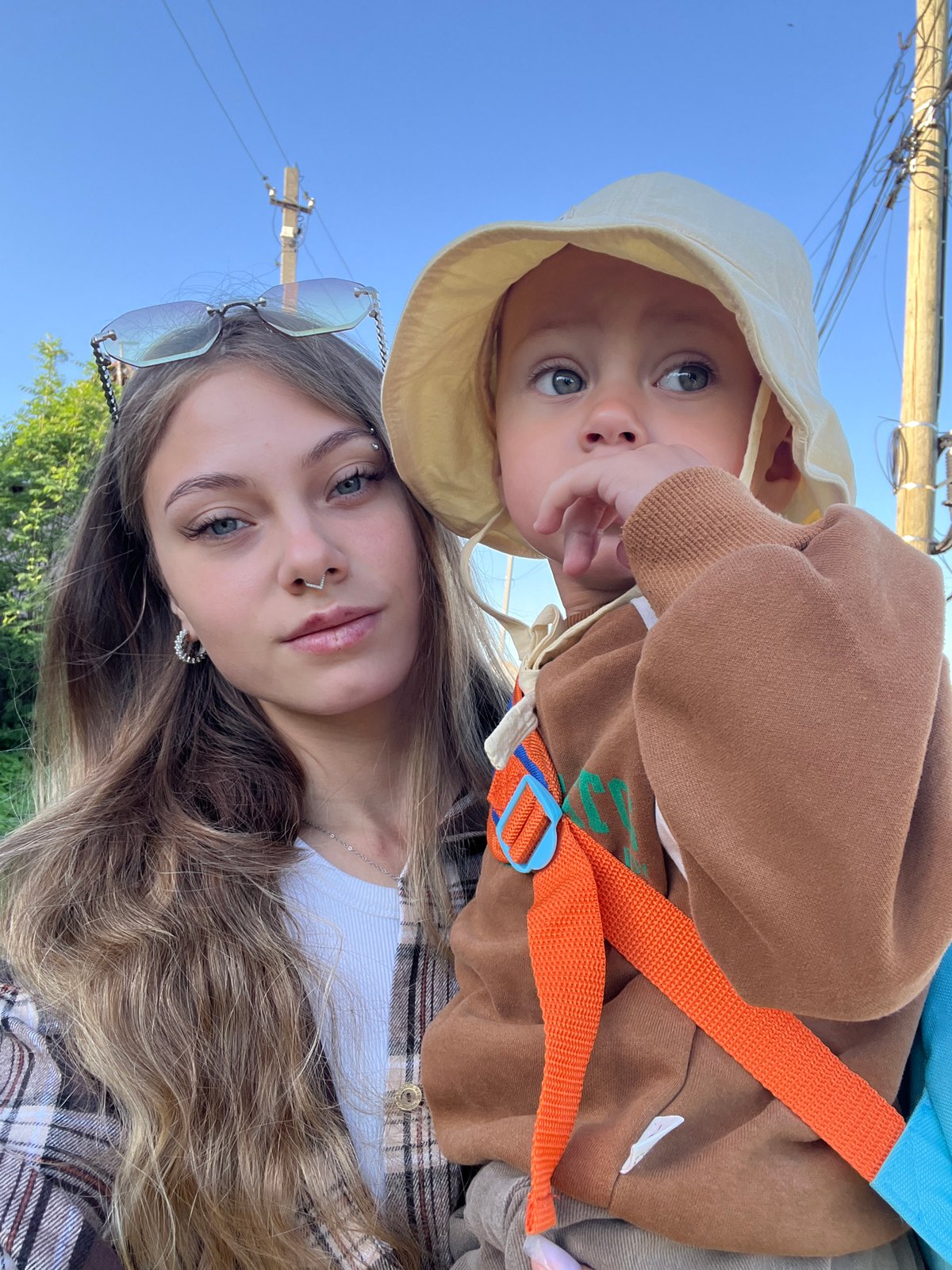 Woman with baby spotted in Foki, Russia