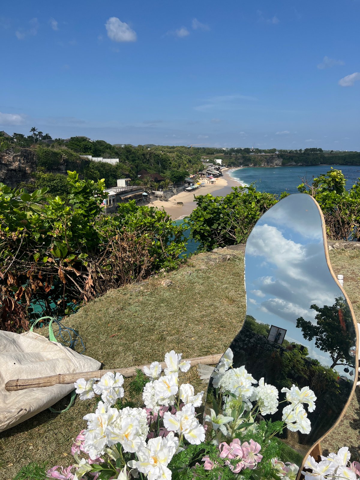 Panoramic coastal views captured in Kuta Selatan, Indonesia