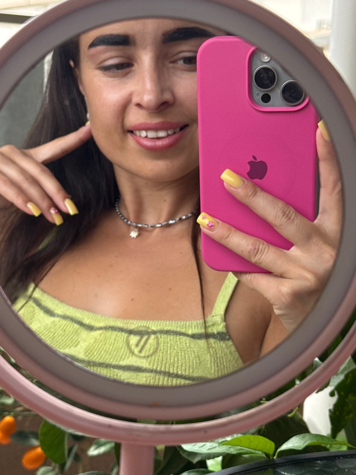 Mirror selfies and tending to ripe kumquat trees