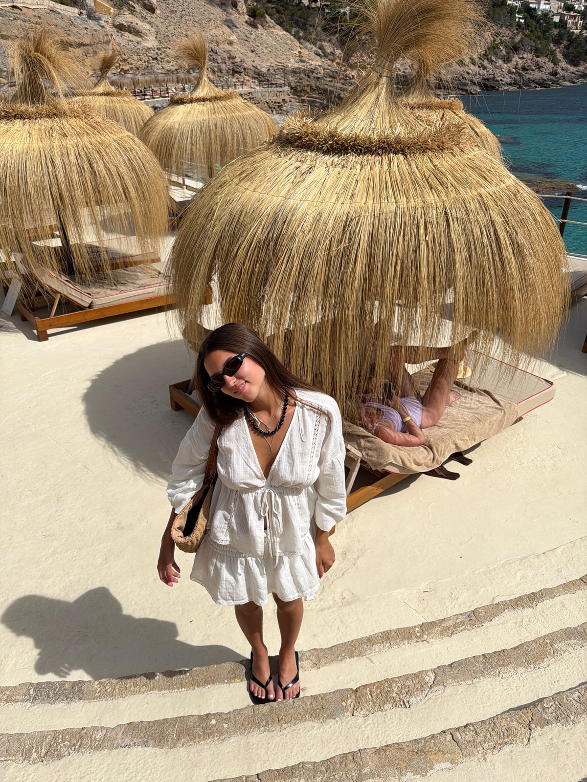 Afternoon at Port D'Andratx coastal resort and rocky cove