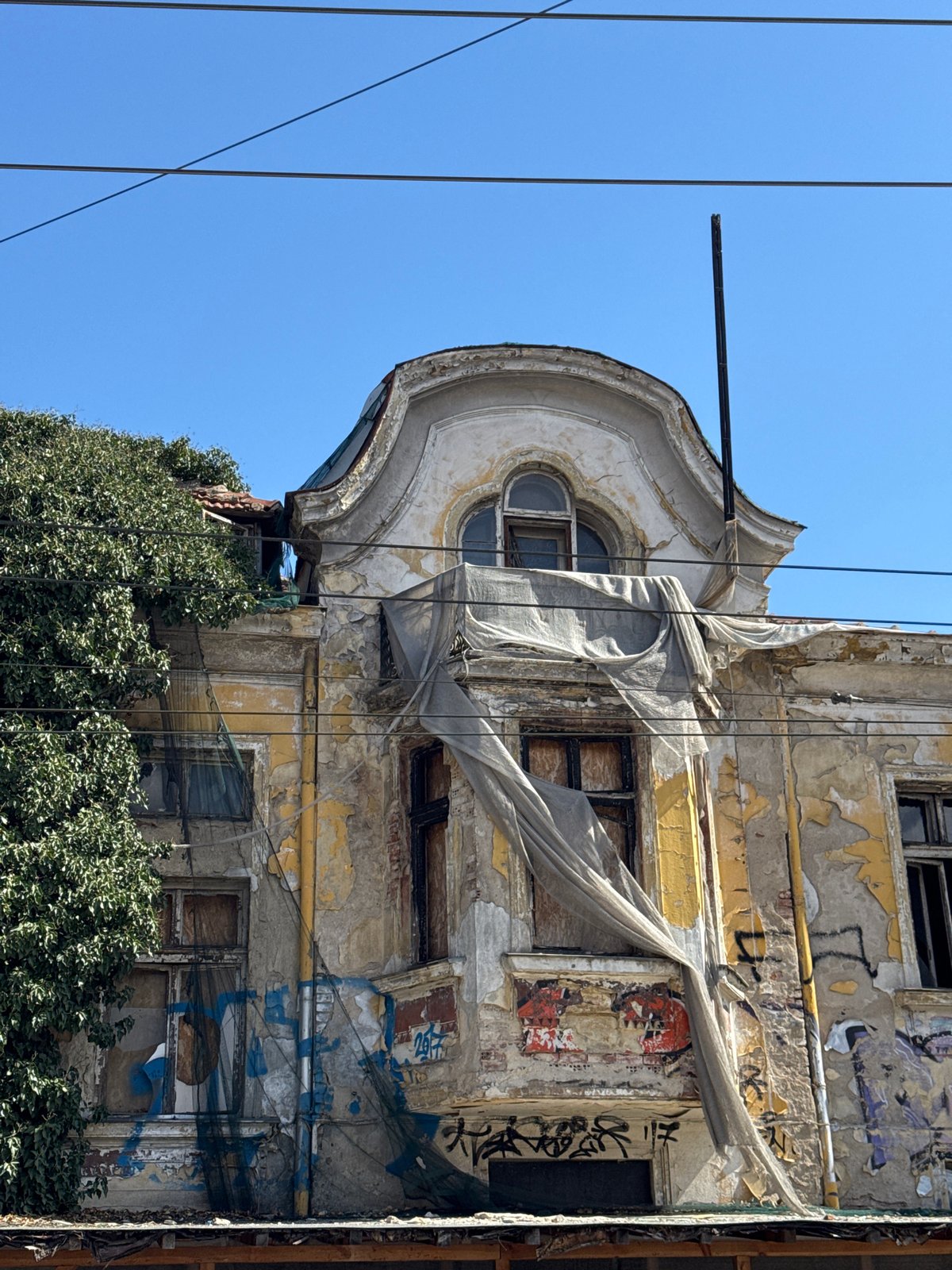 Contrasting old and new architecture witnessed in Sofia