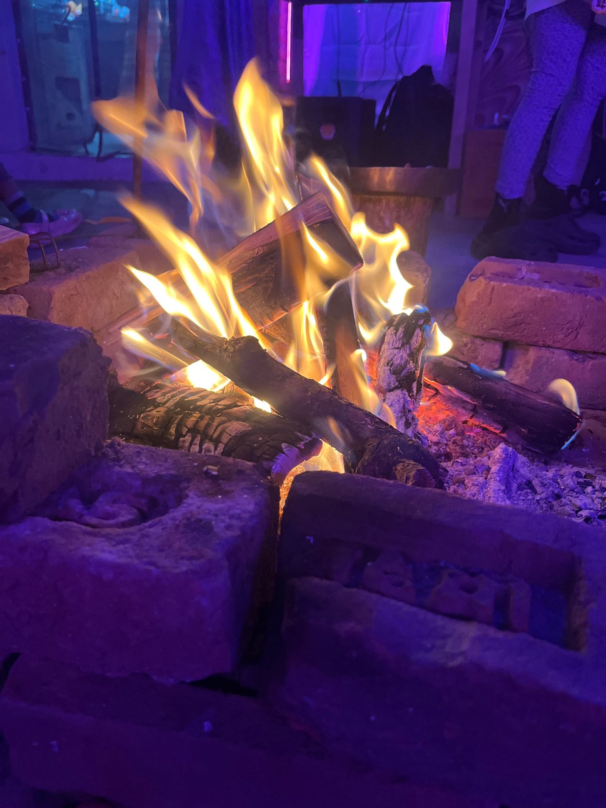 Bonfire night in Damadi blends Hindu ritual with costumed celebration
