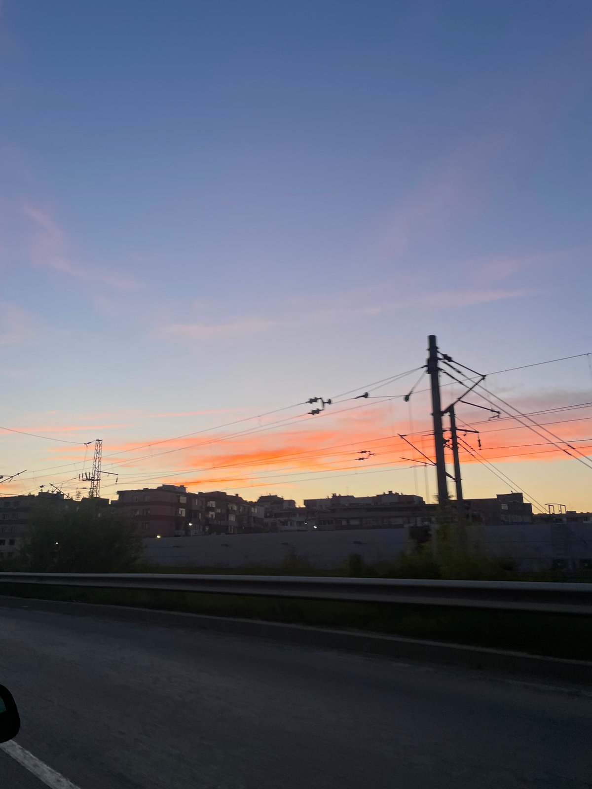 Twilight photographs document dramatic sky over Pernik, Bulgaria