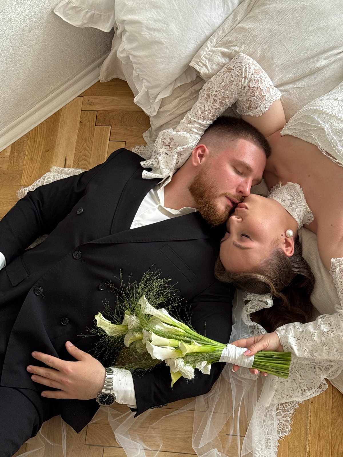 Wedding photoshoot documented in Perm, Russia morning session