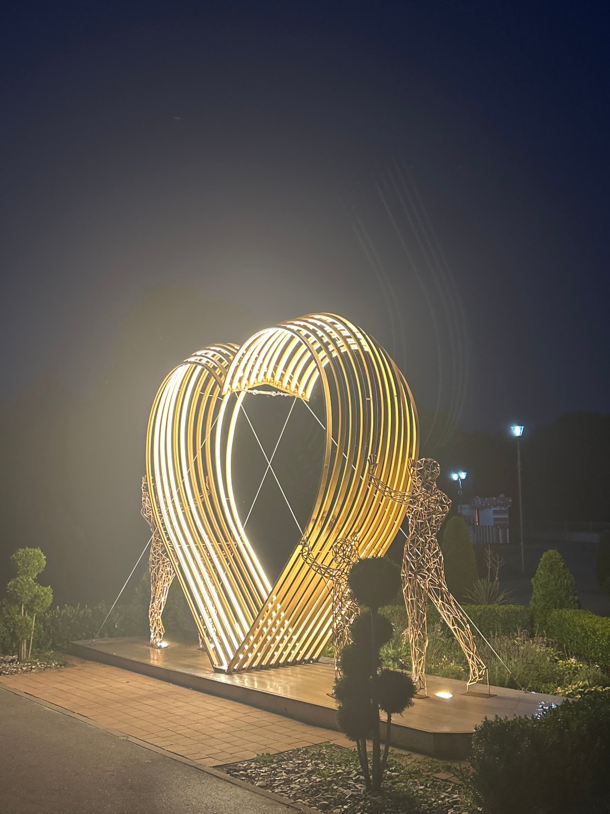 A night out exploring Brest's public art, cafés, and landmarks