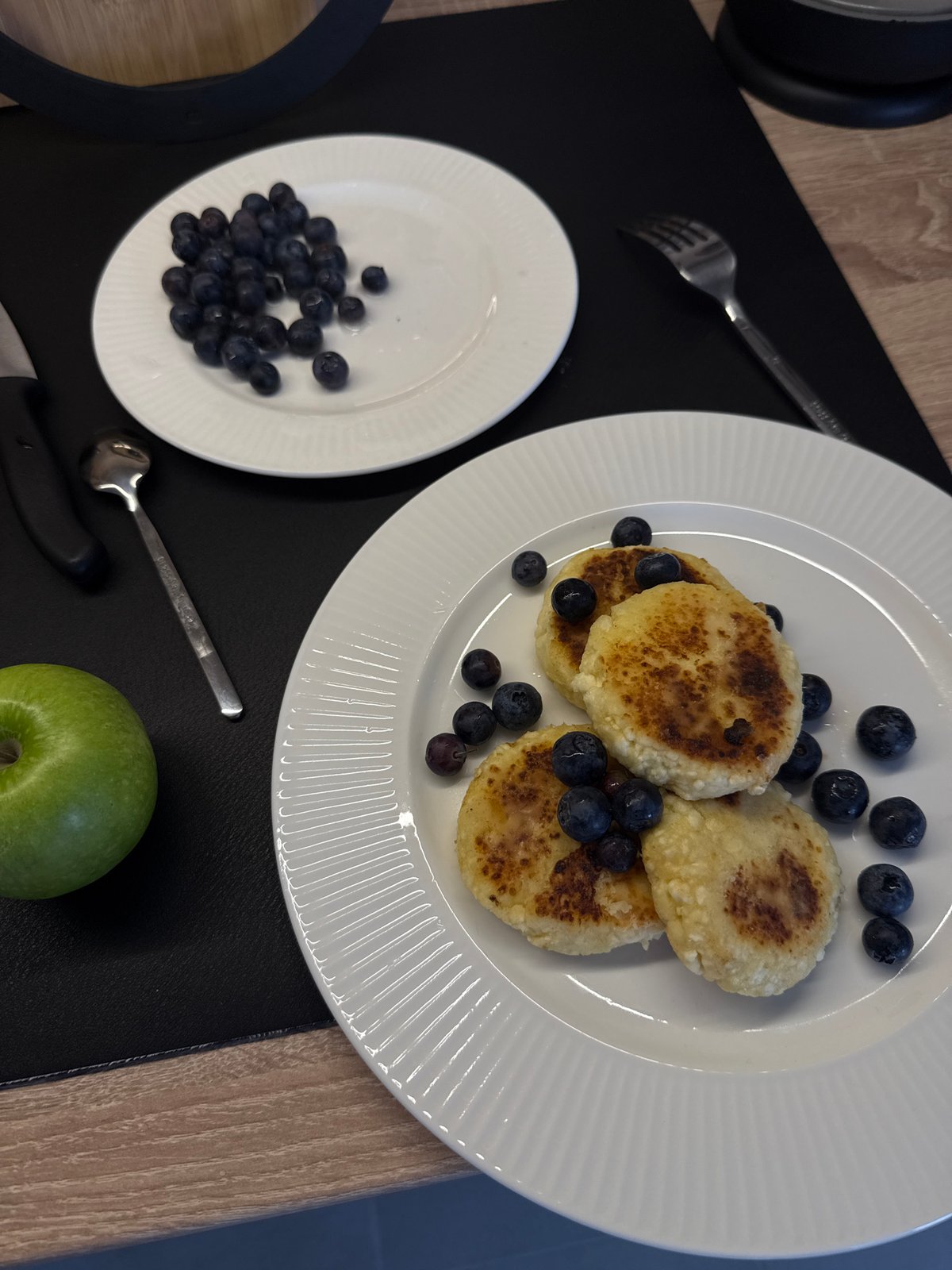 Moscow resident documents quiet morning breakfast and television viewing