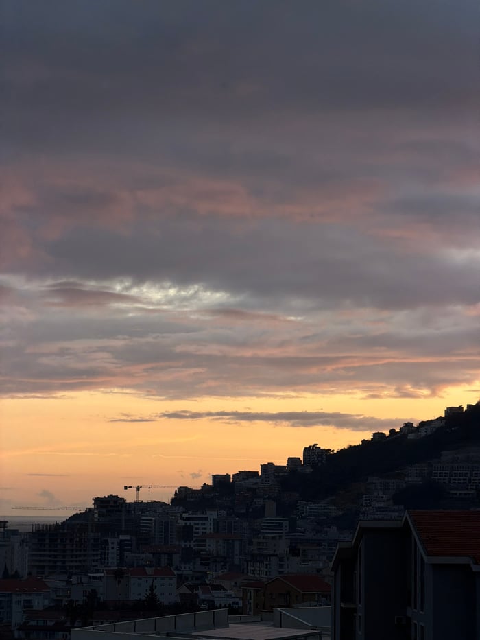 Daily life moments captured across Budva, Montenegro winter afternoon