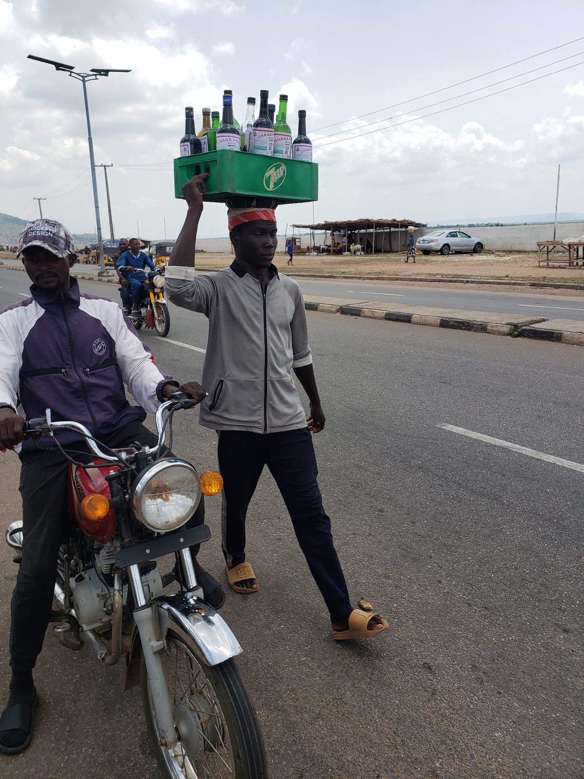 Street life documented in Lokoja, Nigeria during morning hours
