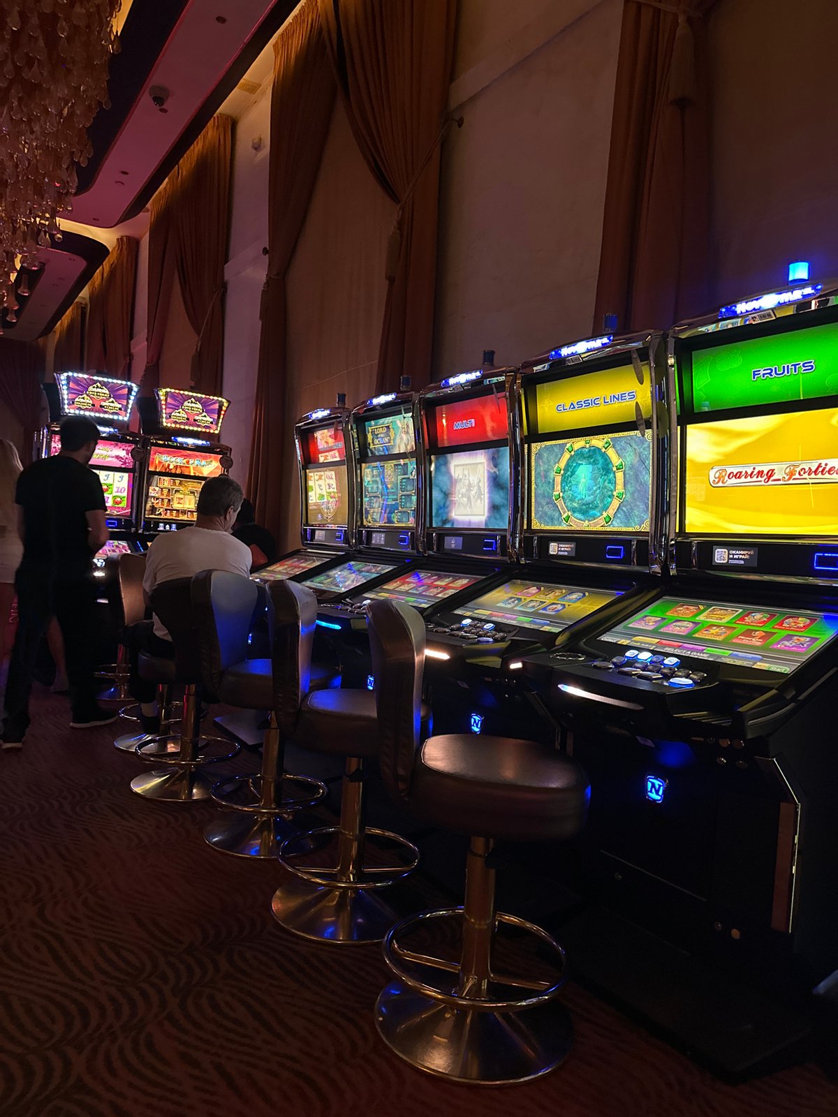 Casino floor activity in Estosadok, Russia