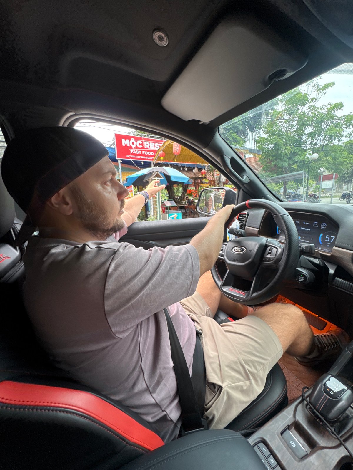 Ford Raptor drive through Vietnamese mountains with scenic views